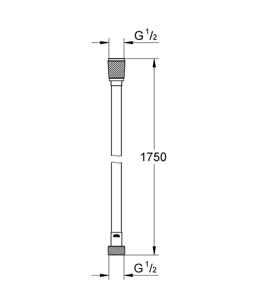 VitalioFlex Silver Душовий шланг 1750 мм (27506000) 27506000 фото