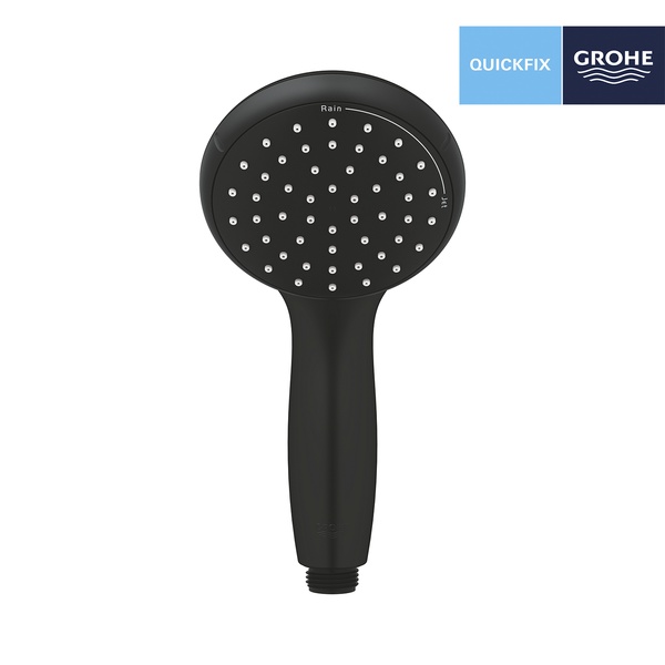 Ручний душ, 2 режими струменю Grohe QuickFix Vitalio Start 100 Black 279462430 279462430 фото