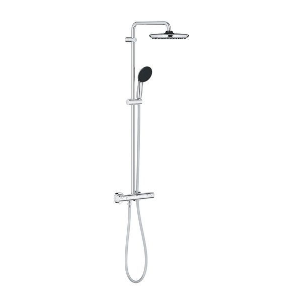 Душевая система наружного монтажа с термостатом Grohe 26677001, Хром 26677001 фото