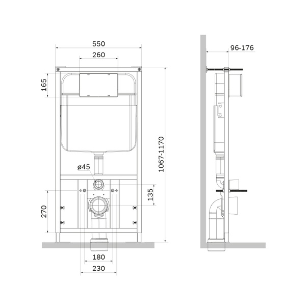 Инсталляция для унитаза Fit AM.PM Fit I012705 I012705 фото