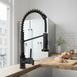 Змішувач для кухні REA SPRING BLACK чорний REA-B4804 фото 5