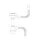 Сифон для кухонної мийки Kroner KRP Siphon - 011 3 1/2"- 50/40 мм CV023014 фото 2