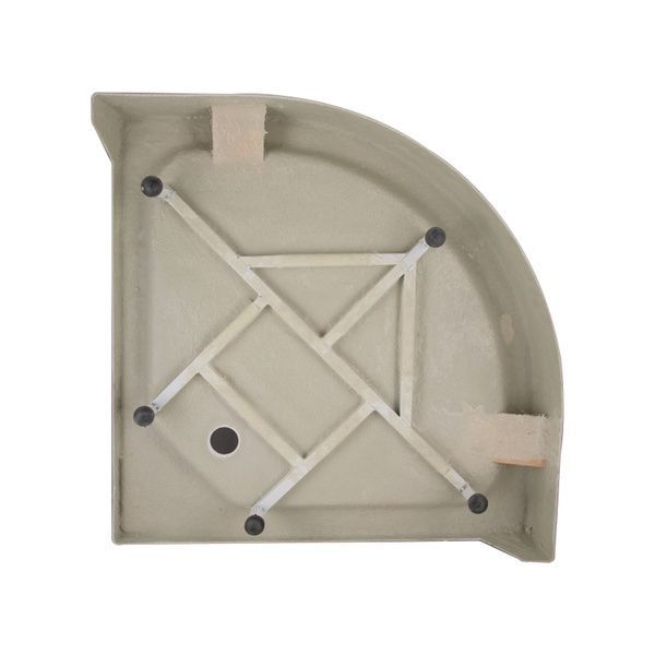 Lidz Душевой поддон KAPIELKA ST80x80x15 низкий, полукруглый, диаметр слива 52 мм SD00050739 фото