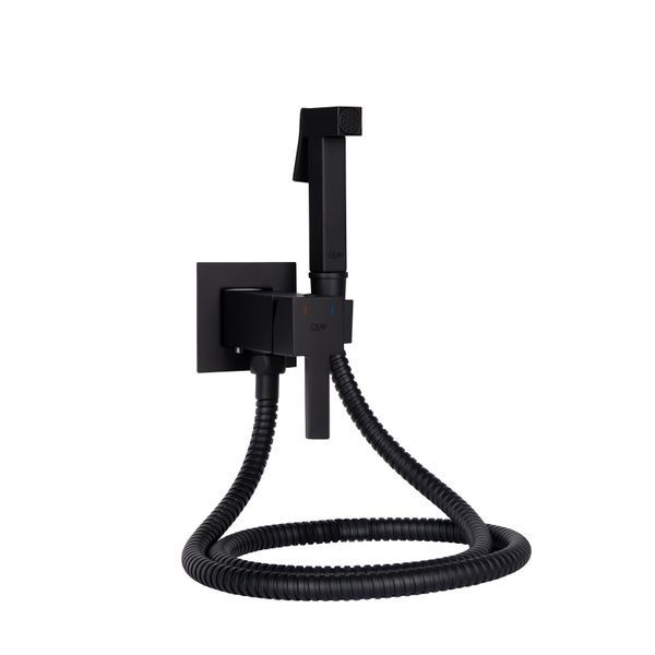 Qtap Inspai-Varius V00440201 Набор для гигиенического душа (k35) Black SD00048969 фото