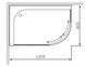 Піддон для душового куточка, лівосторонній, 120x80 cм AM.PM Bliss L W56T-302L120W W56T-302L120W фото 4