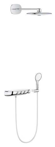 Душевая система наружного монтажа с термостатом Grohe 26443000, Хром 26443000 фото