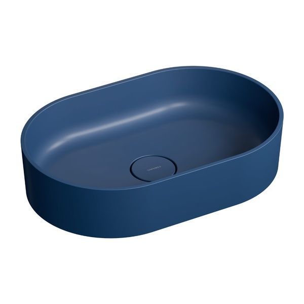 Умивальник Omnires Ovo 55x36 dark blue (OVOUNMB) OVOUNMB фото