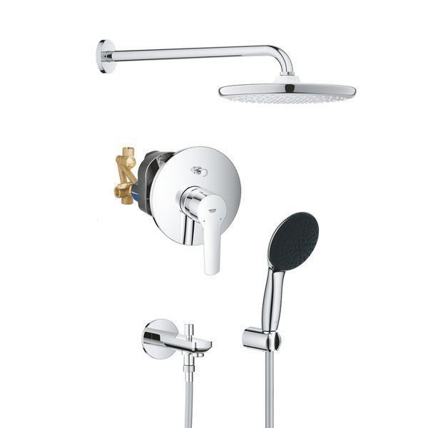 Душевая система скрытого монтажа Grohe UA202803R3, Хром UA202803R3 фото