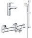 Grohtherm 800 + BauEdge набор смесителей для ванної (UA34550TM0) UA34550TM0 фото 1