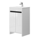 Тумба "Lemgo - 50" білий з умивальником "Practico-50" Lemgo Lm-50 White фото 1