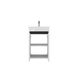 Тумба "Lemgo - 50" білий з умивальником "Practico-50" Lemgo Lm-50 White фото 2