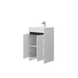 Тумба "Lemgo - 50" білий з умивальником "Practico-50" Lemgo Lm-50 White фото 3