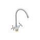 Lidz Lamb 278F Смеситель для кухни двухвентильный Chrome (75 21) SD00041174 фото 1