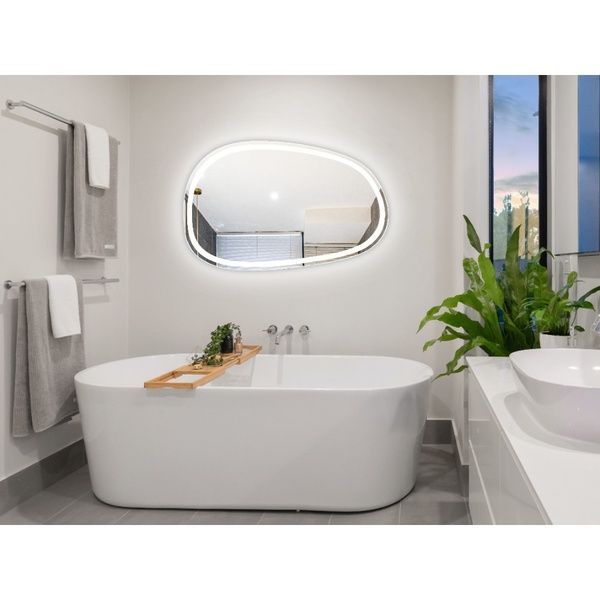 Style Асимметричное зеркало 800х500 с LED подсветкой и тачсенсором 5415080 542837 фото