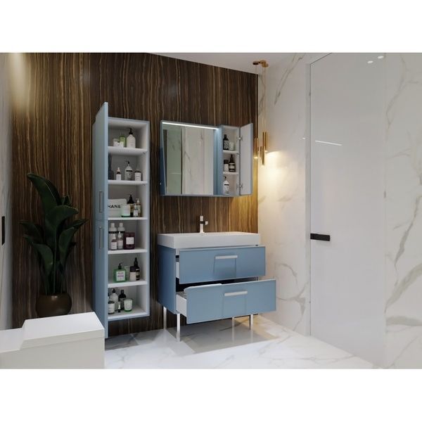 Шафа-пенал "Manhattan -160" блакитний MnhP-160 блакитний фото