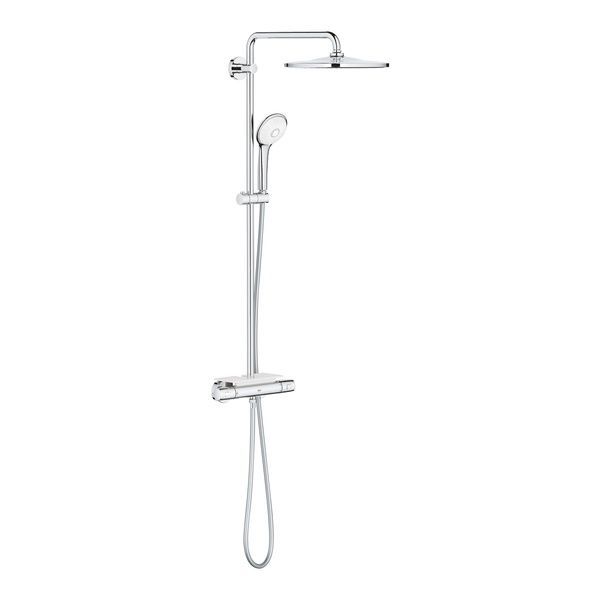 Душевая система наружного монтажа с термостатом Grohe 26075001, Хром 26075001 фото