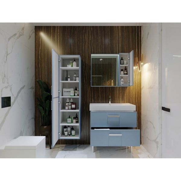 Шафа-пенал "Manhattan -160" блакитний MnhP-160 блакитний фото