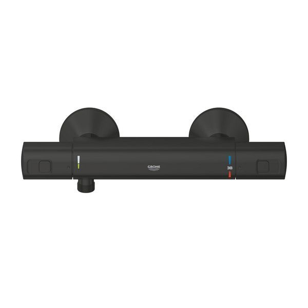 Термостат для душа с душевым гарнитуром Grohe QuickFix Precision Start Black UA303908T1 UA303908T1 фото