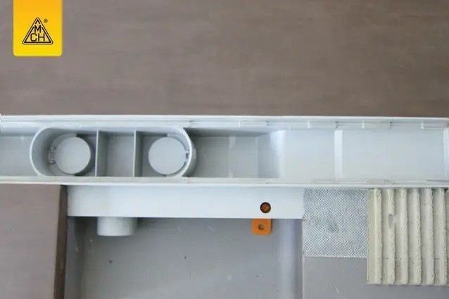 Душовий трап MCH, випуск 50 мм, з решіткою Краплі та кромкою з нержавійки CH 650/50 DN 1 CH 1050/50 DN 1 фото