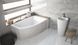 Ванна RADAWAY SITERA 160x95P с ножками + сифон R135L WA1-32-160x095PS фото 1