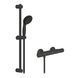 Термостат для душа с душевым гарнитуром Grohe QuickFix Precision Start Black UA303908T1 UA303908T1 фото 1