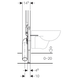Інсталяція для унітазів Geberit 111.796.00.1 Duofix UP720 (8см) 111.796.00.1 фото 3