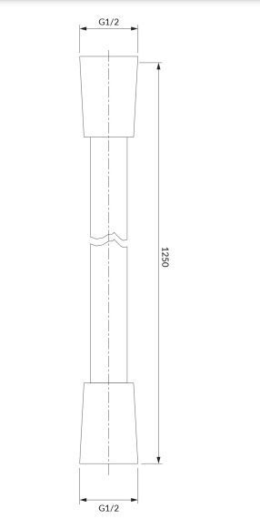 Душовий шланг Omnires Silver silver 175 cm (SILVER-X175SL) SILVER-X175SL фото