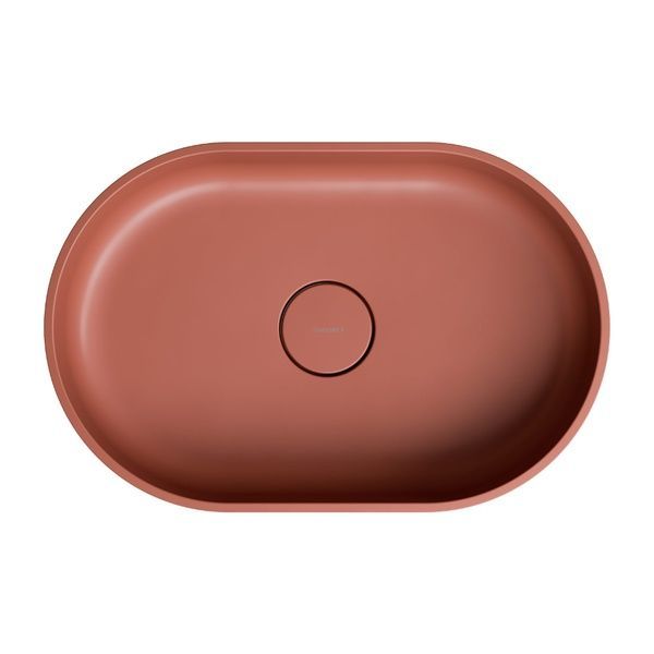 Умивальник Omnires Ovo 55x36 terracotta (OVOUNTE) OVOUNTE фото