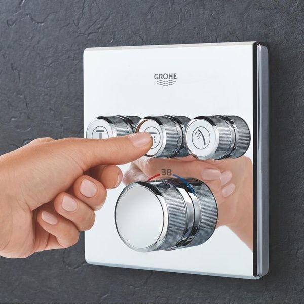 Grohtherm SmartControl Набір для комплектації ванни та душа з New Tempesta 250 (UA26415SC2) UA26415SC2 фото