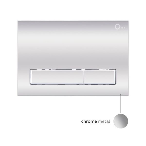 Qtap Nest Клавіша лінійна Chrome 151x220x13mm SD00038775 фото