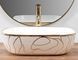 Умывальник (раковина) REA BELINDA WAVE WHITE GOLD накладной белый REA-U8472 фото 4
