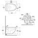 YFG067C + RS13AWHA Reserva Унитаз подвесной с крышкой Duroplast, Soft Close, Quick release, безободковый, белый YFG067C + RS13AWHA фото 2