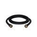 Душовий шланг Hadice нержавіючої сталі гайка-конус 1/2 160 см Black Qtap SD00049191 фото 1