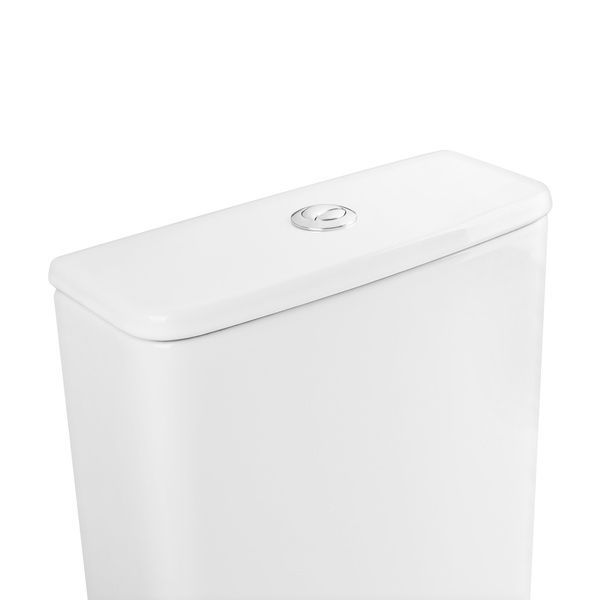 Унітаз Kalao підлоговий Rimless 660х360х820 мм з сидінням Slim Duroplast/ Soft-close/ Quick relase White Qtap SD00046562 фото