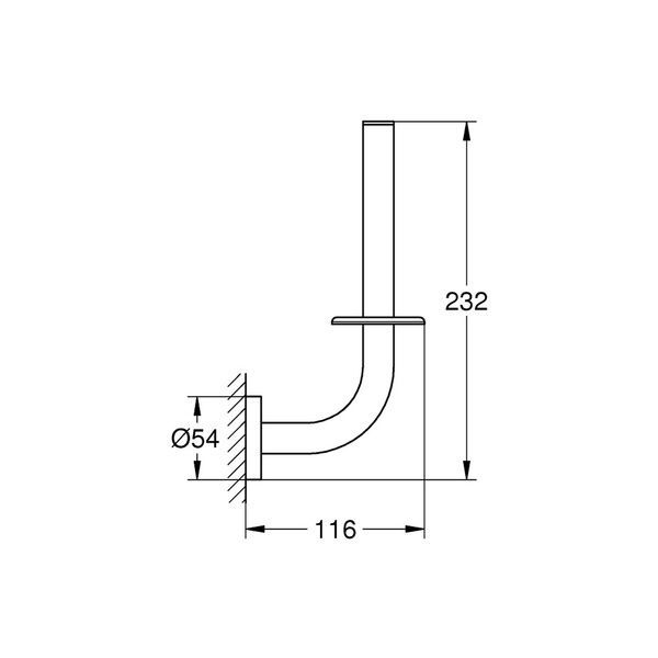 Держатель запасного рулона туалетной бумаги Grohe QuickFix Start 41186000 41186000 фото
