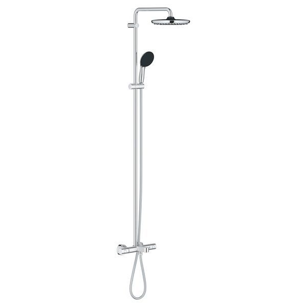 Душевая система наружного монтажа с термостатом Grohe 26988001, Хром 26988001 фото