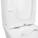 Унітаз Kalao підлоговий Rimless 660х360х820 мм з сидінням Slim Duroplast/ Soft-close/ Quick relase White Qtap SD00046562 фото 8