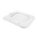 Унітаз Kalao підлоговий Rimless 660х360х820 мм з сидінням Slim Duroplast/ Soft-close/ Quick relase White Qtap SD00046562 фото 12