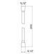 Qtap Hadice Душевой шланг нержавеющей стали, гайка-конус 1/2 200 см Black SD00049192 фото 2