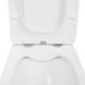 Унітаз Kalao підлоговий Rimless 660х360х820 мм з сидінням Slim Duroplast/ Soft-close/ Quick relase White Qtap SD00046562 фото 2
