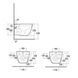 YFG103C + EL13AWHA ONE Унитаз подвесной с крышкой Duroplast, Soft Close, Rimless, белый YFG103C + EL13AWHA фото 2