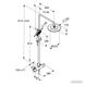 Душова система зовнішнього монтажу з термостатом KLUDI Freshline 6709205-00, Хром 6709205-00 фото 2