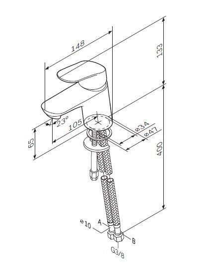Смеситель для умывальника AM.PM F8002100 F8002100 фото