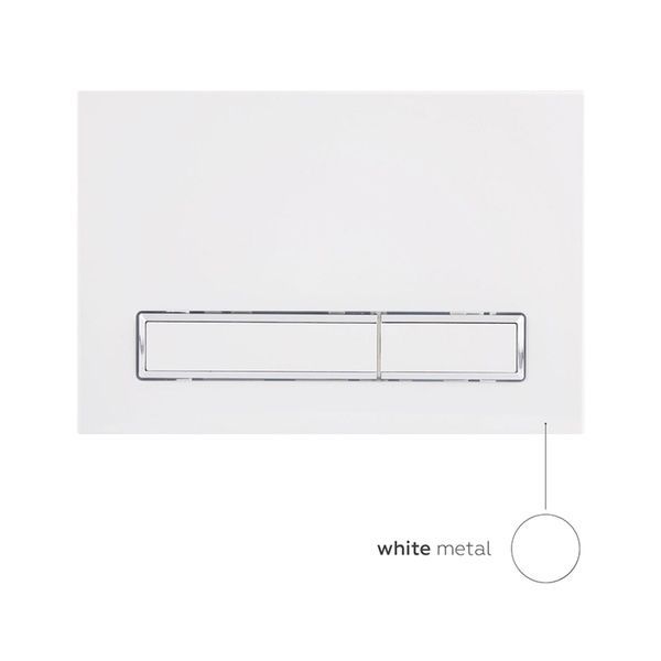 Qtap Nest Клавіша лінійна White 153x220x13mm SD00038777 фото