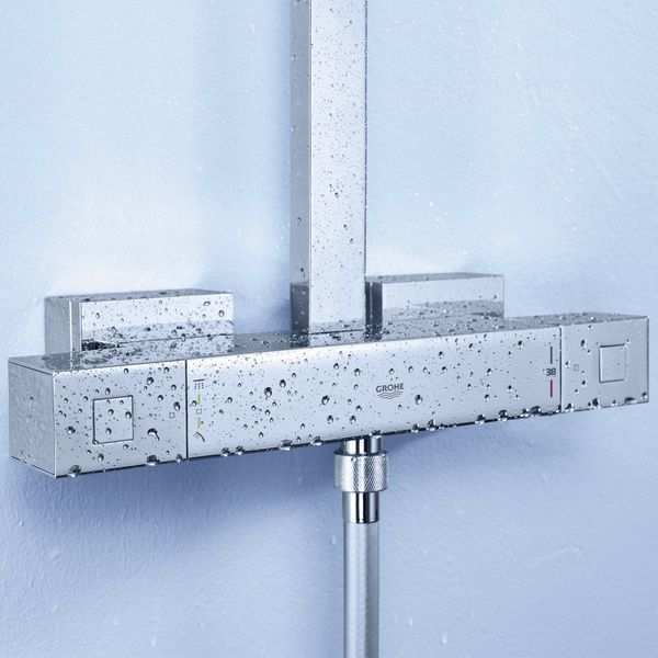 Euphoria Cube System 230 Душова система із термостатом для настінного монтажу (26087000) 26087000 фото