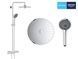 Душова система зовнішнього монтажу з термостатом Grohe QuickFix 26403001, Хром 26403001 фото 8
