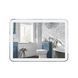 Дзеркало Swan настінне прямокутне, LED touch switch, reverse, 800х600 мм Qtap SD00045748 фото 1