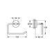 Держатель туалетной бумаги Grohe QuickFix Start Cosmopolitan 41165000 41165000 фото 2