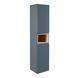 Пенал Robin підвісний 6 полиць (3 скло), 350х1650х316 мм Graphite/Whitish OAK Qtap SD00045876 фото 3