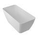 Ванна из искусственного камня Omnires Parma 159x70 прямоугольная white (PARMAWWBP) PARMAWWBP фото 1